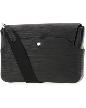 Montblanc Sartorial Trio Messenger Bag in Black for Men | Lyst