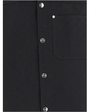 Gucci Gg Bowling Shirt Cotton - Black