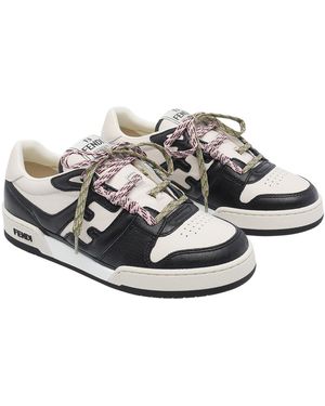 Fendi Trainers Calf Leather/Rubber Sole - Grey