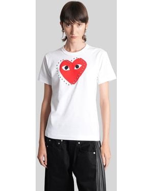 COMME DES GARÇONS PLAY T-Shirt - White