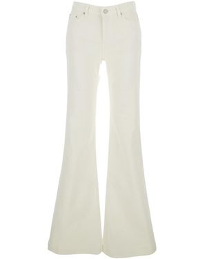 AG Jeans Jeans Flared Cotton - White