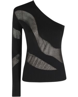 FEDERICA TOSI Maglia Monospalla - Black