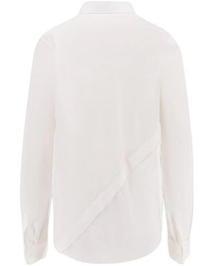 Dior Shirt With Asymmetrical Closure, Cotton - White