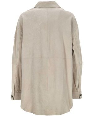 Peuterey Jackets Calf Suede - White