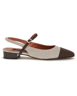 CAREL PARIS Ballerinas Oceano- Upper: Cotton Pumps - White