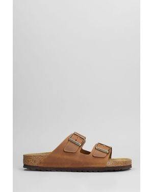 Birkenstock Arizona Flats - Brown