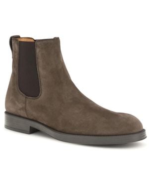 Tod's Chelsea Boots Suede Calf Leather - White
