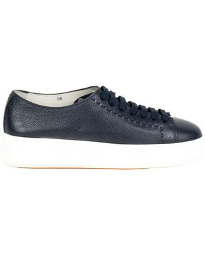 Santoni Trainers - Blue