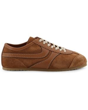 Dries Van Noten Suede Trainers - Brown