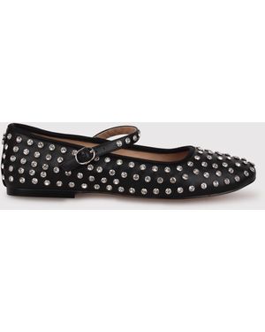 Steve Madden Vinetta-R Mary Jane Ballerina Shoes - White