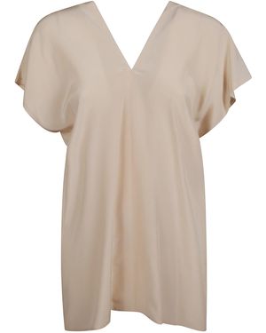 Aspesi V-Neck Top - Natural