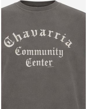 Willy Chavarria Cotton T-Shirt T-Shirts - Grey