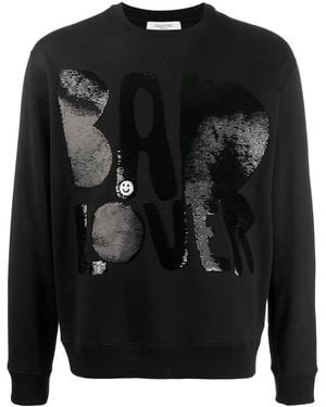 Valentino Bad Lover Sequinned Sweatshirt Clothing - Black