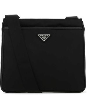 Prada Re-Nylon Crossbody Bag - Black