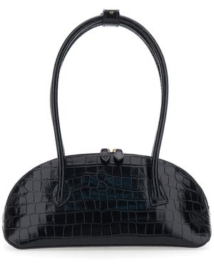Liffner Shoulder Bag Ew Dome Leather Calf - Black