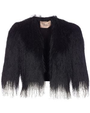 Twinset Cropped Jacket - Black