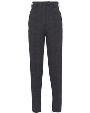 Prada Wool Trousers - Blue