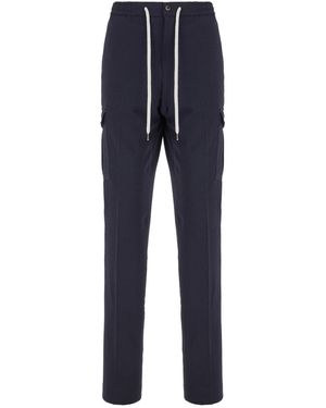 PT Torino Stretch Wool Sweatpants - Blue