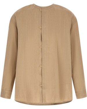 Jacquemus Linen Blouse - Natural
