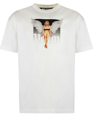 Palm Angels Printed T-Shirt - White