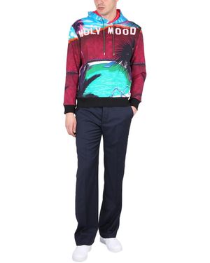 Etro Etro California Print Sweatshirt - Blue