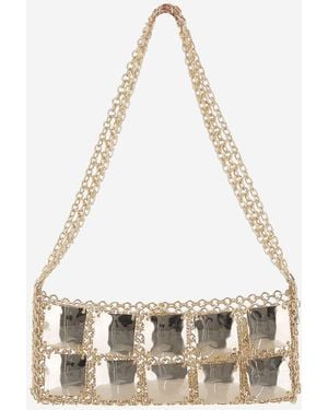 Silvia Gnecchi Handbag Minichoco-Plated Brass Handbags - Metallic