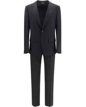 Dolce & Gabbana Wool Oves Aries Two-Piece Suit - Black