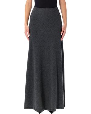 Balenciaga Wool Maxi Skirt - Black