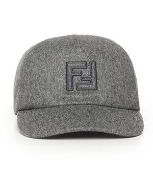 Fendi Hats Wool - Gray
