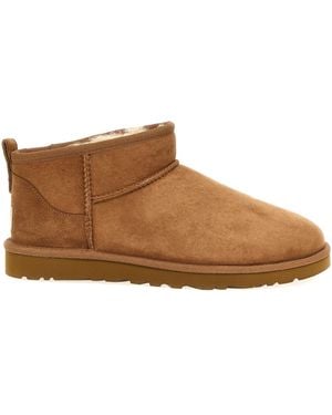 UGG Classic Ultra Mini Ankle Boots - Brown