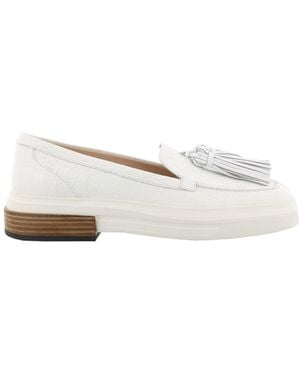 Tod's Tods Tasselled Loafers - White