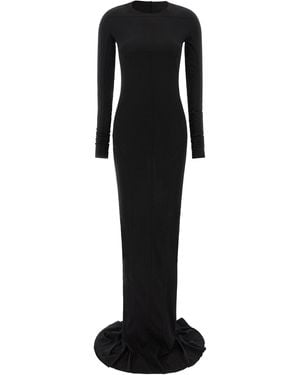 Rick Owens Drkshdw Cotton Jersey Maxi Dress - Black