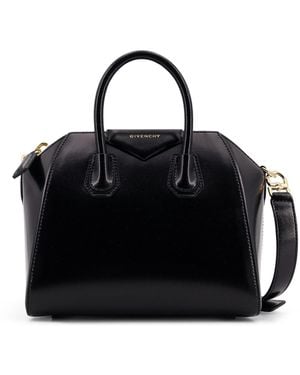 Givenchy Antigona Mini Leather Shoulder Bag - Black