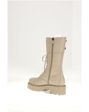Dior Boots D-Trap Low Calf Leather - White