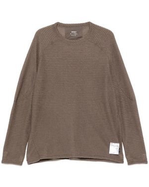 Satisfy Fuzzfleece Long-Sleeve T-Shirt - Brown
