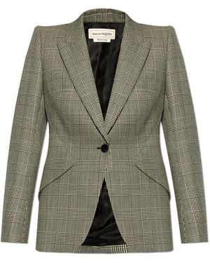 Alexander McQueen Woollen Blazer - Green