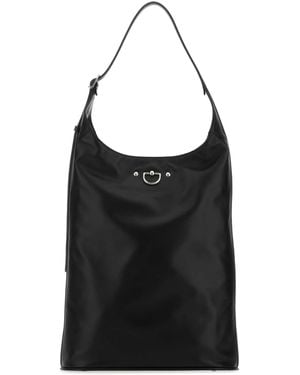 DURAZZI MILANO Nappa Cavalry Shoulder Bag - Black