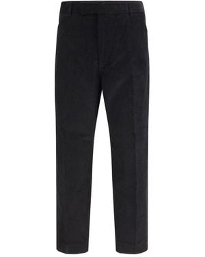 Thom Browne Cotton Chino Trousers - Black