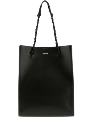 Jil Sander Jil Sander Leather Tote Bag - Black