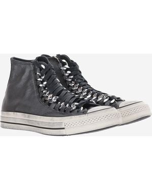 Converse Sneakers Chuck 70 Industrial Glam Leather - Blue