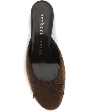 Herbert Levine Sandals Fur - White