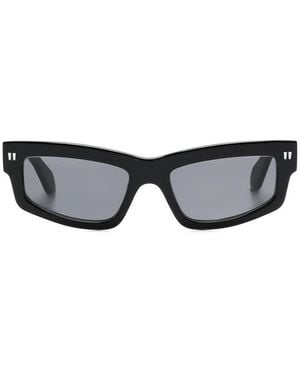 Off-White c/o Virgil Abloh Sunglasses Rectangle Full Rim, Frame And Dark Lens Oeri135Miramar1007 - Black
