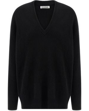 Jil Sander Wool And Cashmere Sweater - Black