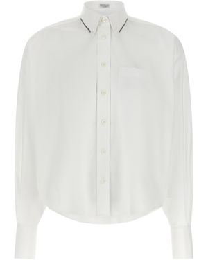 Brunello Cucinelli Cotton Blouse - White