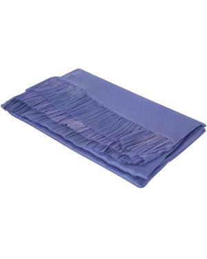 Maria Lucia Hohan Light Silk Stole - Blue