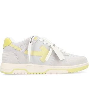 Off-White c/o Virgil Abloh Low-Top Trainers Out Of Office Leather Trainers - White