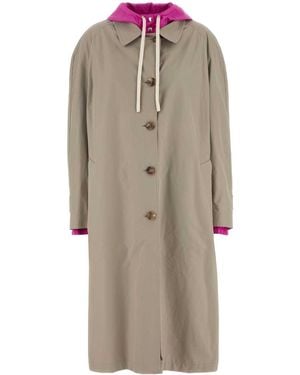 Miu Miu Cotton Coat - Natural