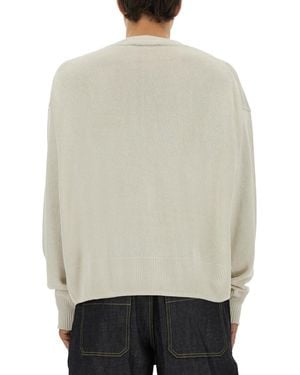 Studio Nicholson Kami Shirt Paper Sweaters - Natural