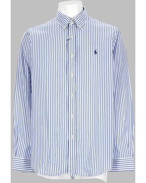 Polo Ralph Lauren Shirt With Logo Cotton - Blue