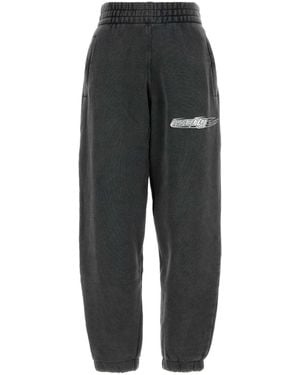T By Alexander Wang Logo-Embossed Sweatpant - Black